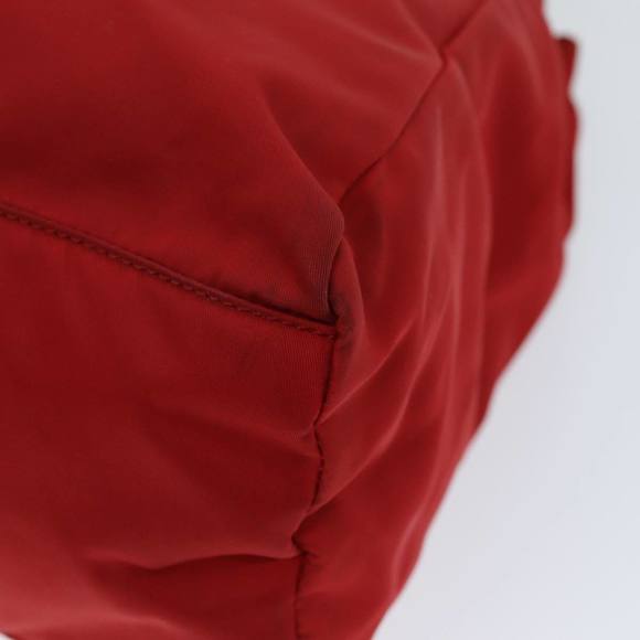 PRADA Hand Bag Nylon Red Auth ar11857 - Picture 15 of 16